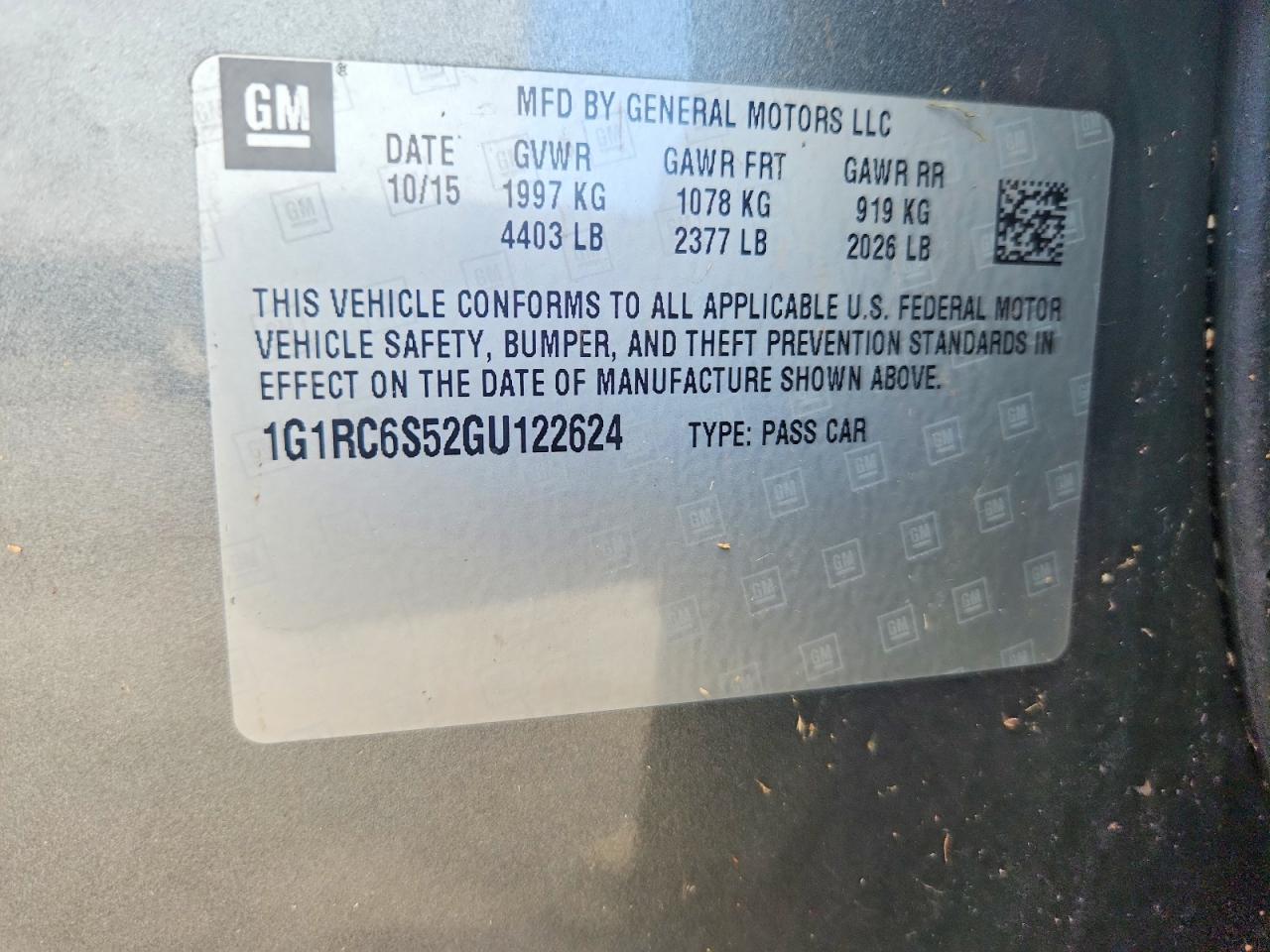 Chevrolet Volt Lt