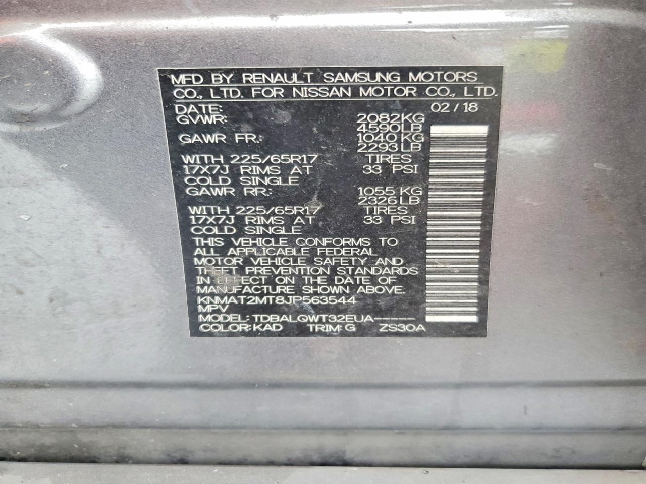 Nissan Rogue Sv
