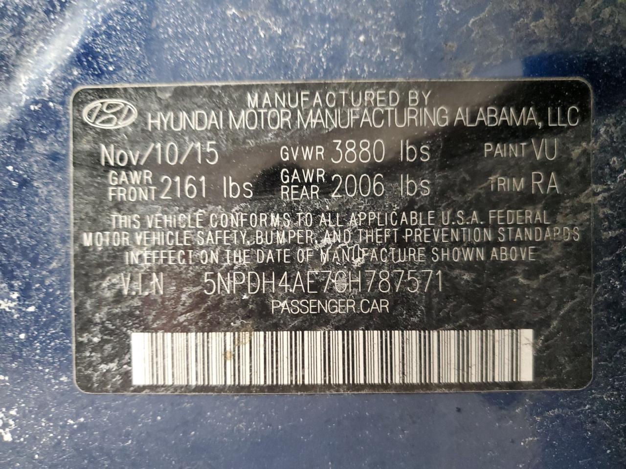 Hyundai ELANTRA Se