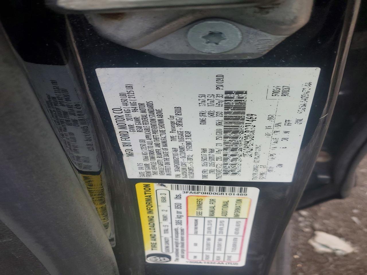 Ford Fusion Se