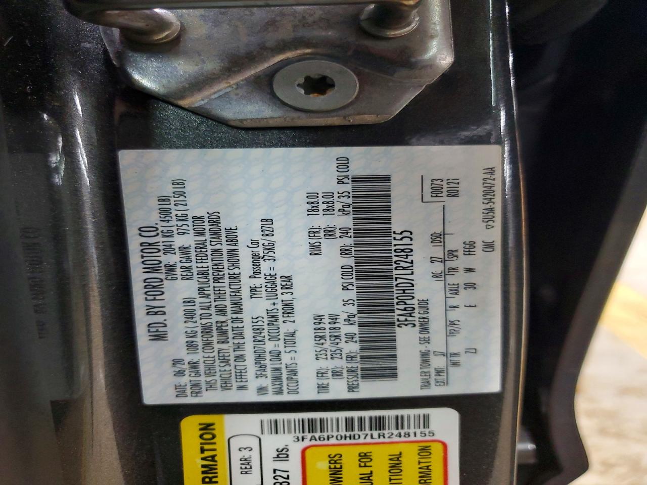 Ford Fusion Se