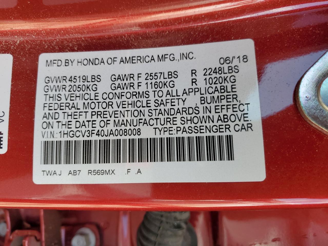 Honda Accord Hybrid Ex
