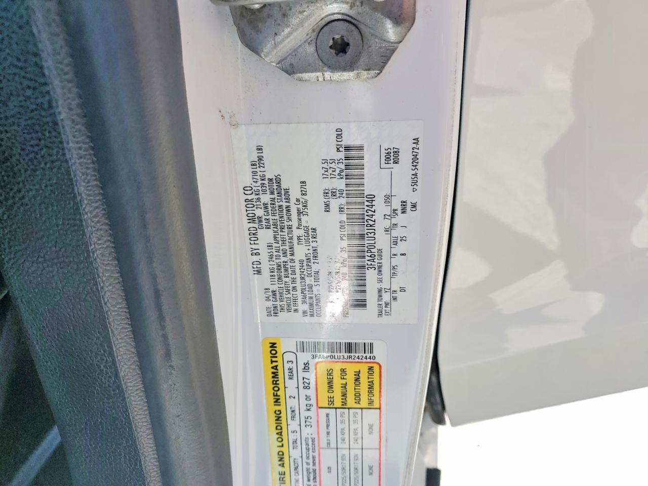 Ford Fusion Se Hybrid