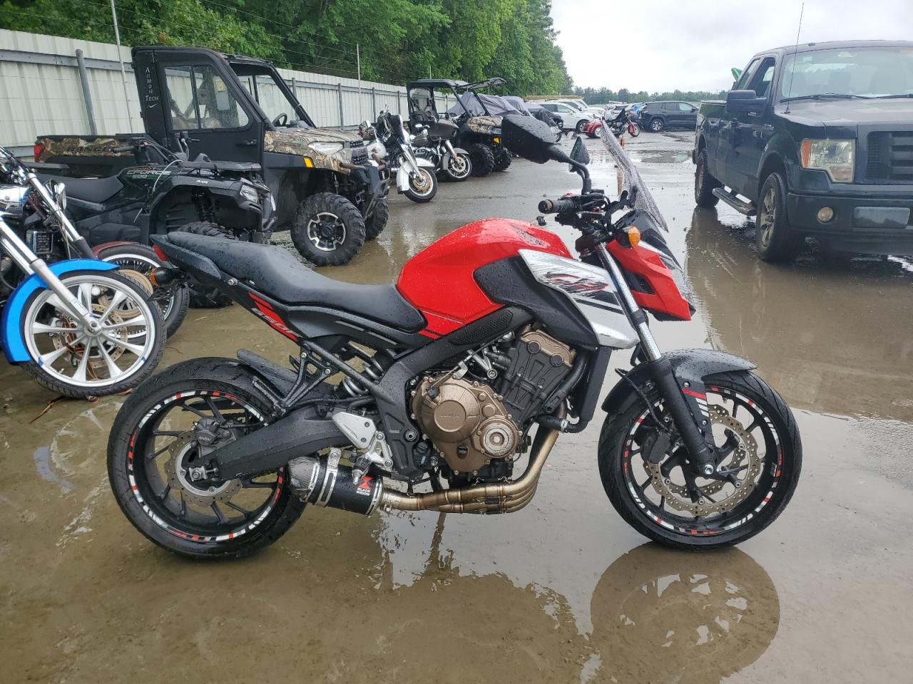 Salvage Honda Cb Cycle Image