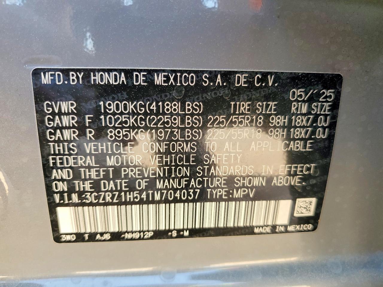 Honda HR-V Sport