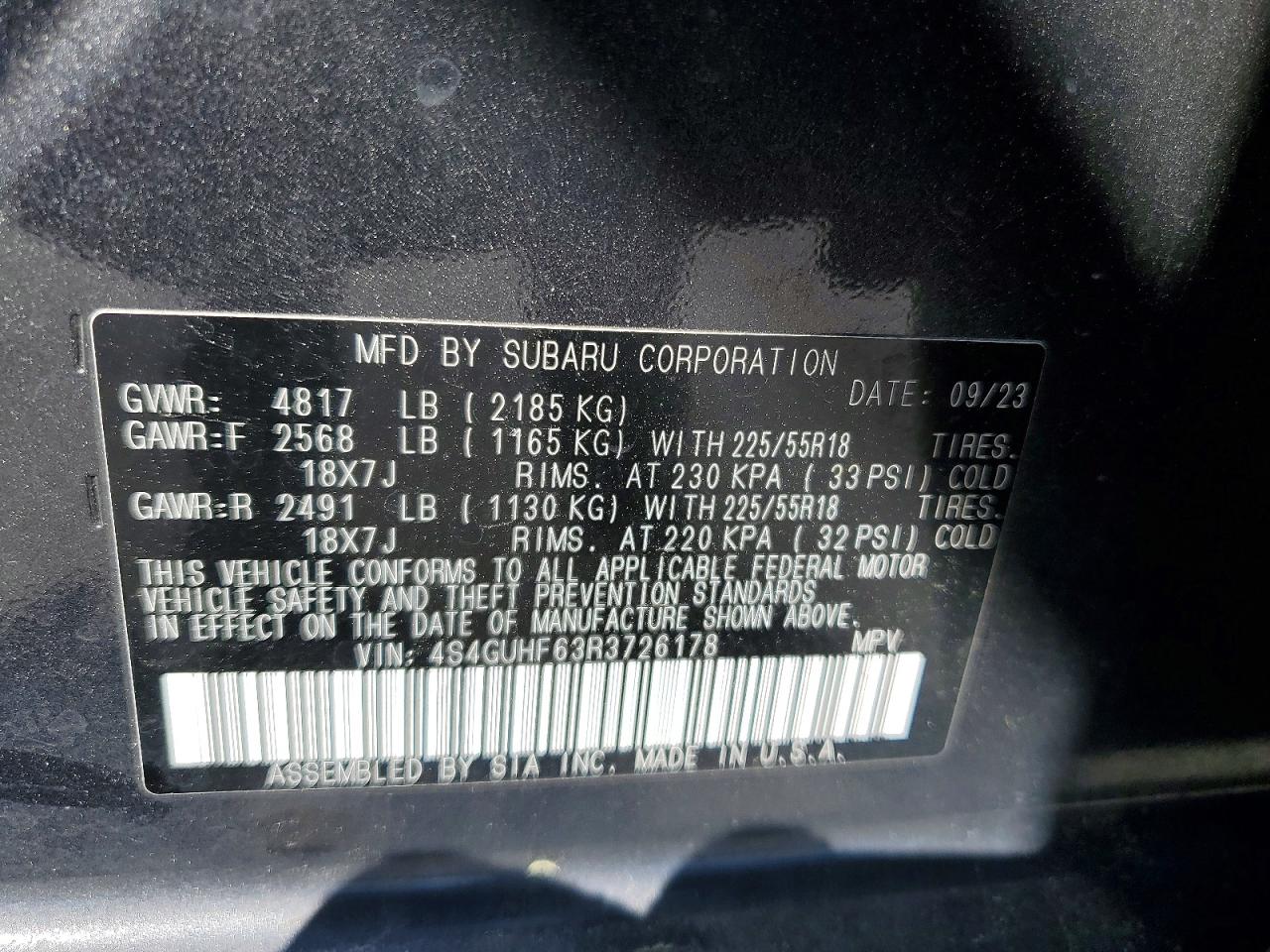 Subaru Crosstrek Sport