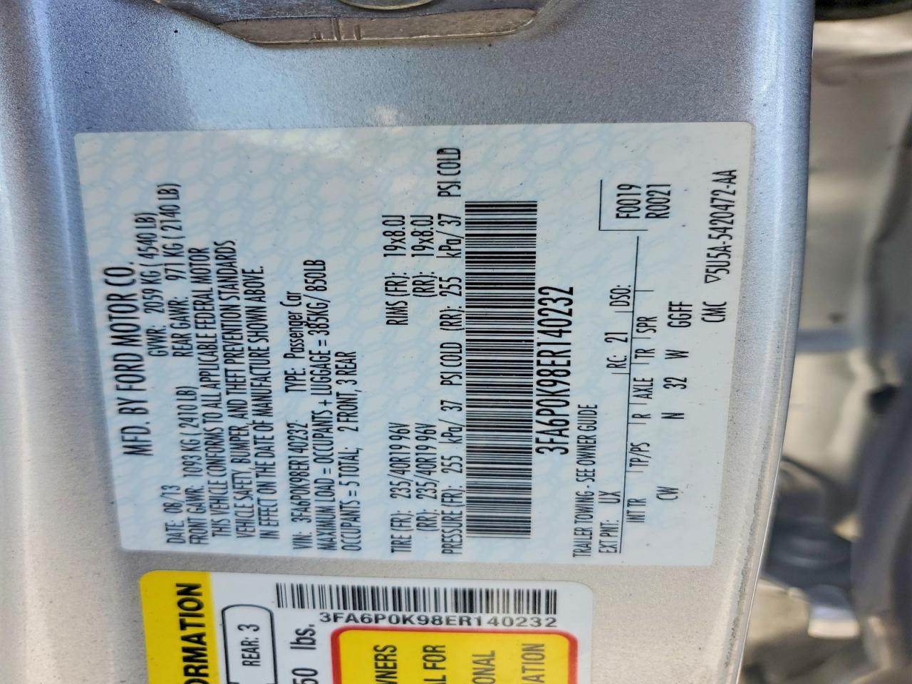 Ford Fusion Titanium