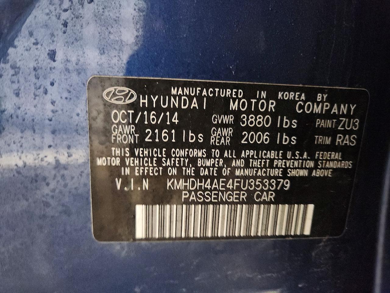 Hyundai ELANTRA Se