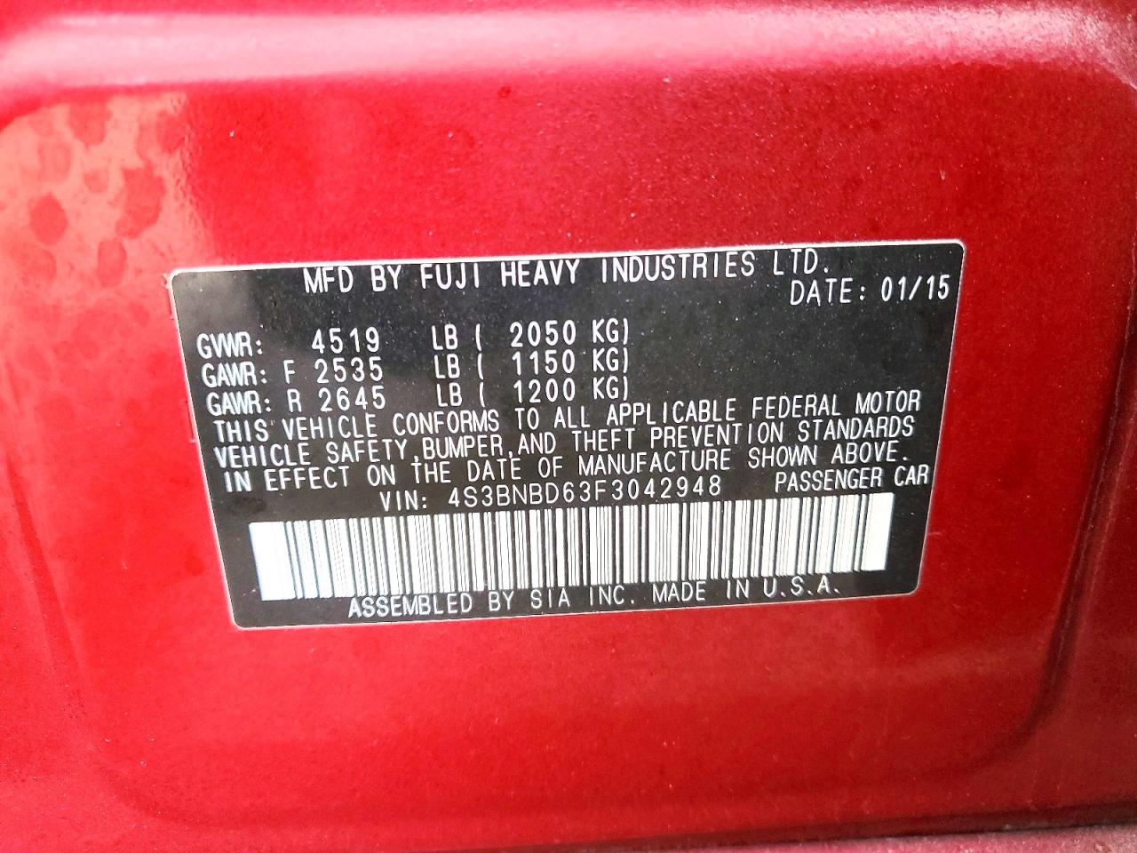Subaru Legacy 2.5i Premium