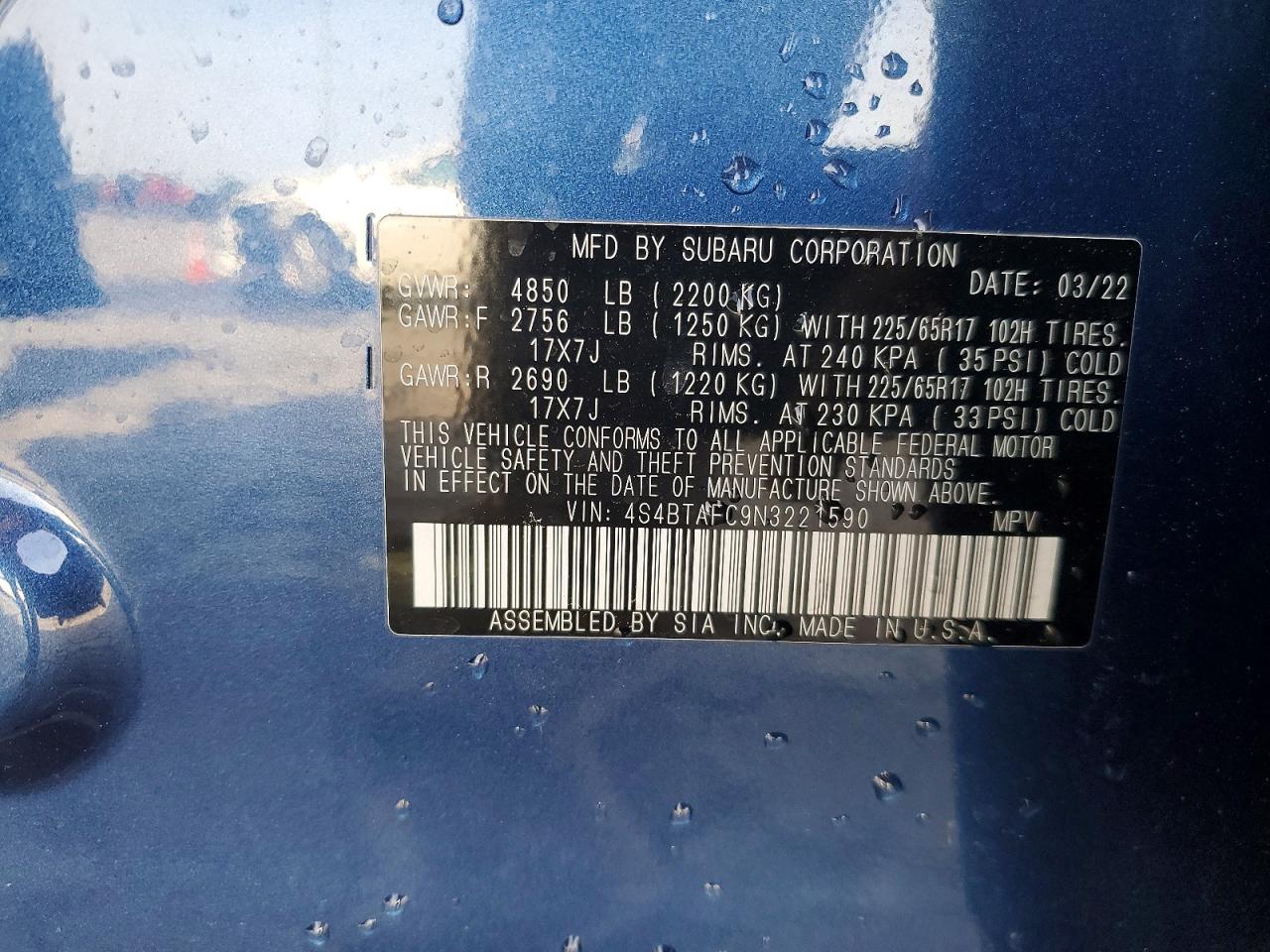 Subaru Outback Premium