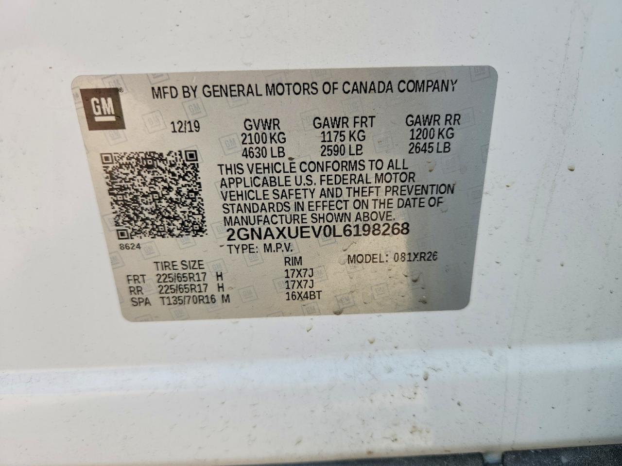 Chevrolet Equinox Lt