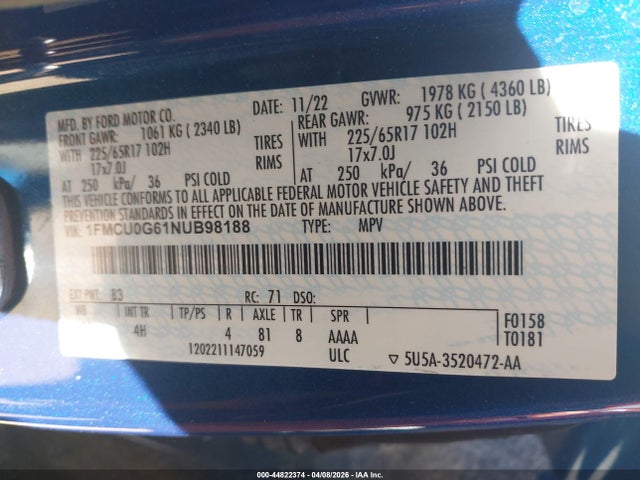 Ford Escape Se