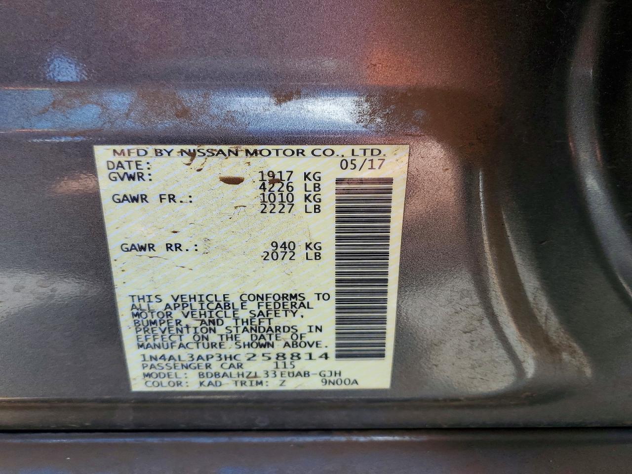 Nissan Altima 2.5 Sr