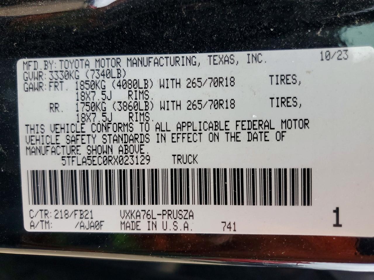 Toyota Tundra Crewmax Sr5