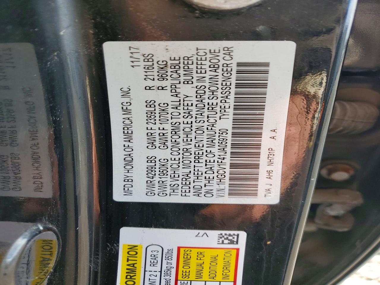 Honda Accord Ex