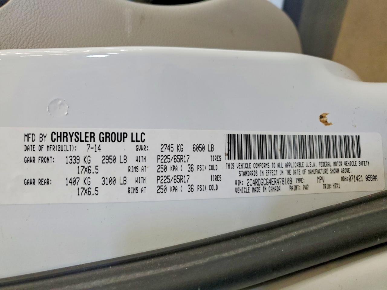 Dodge Caravan Sxt