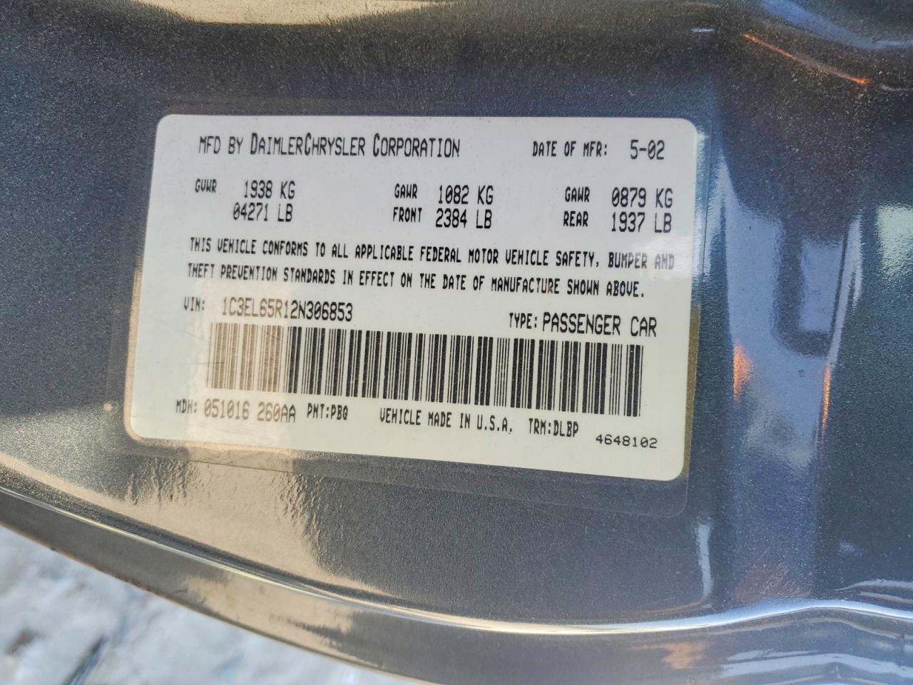 Chrysler Sebring Limited