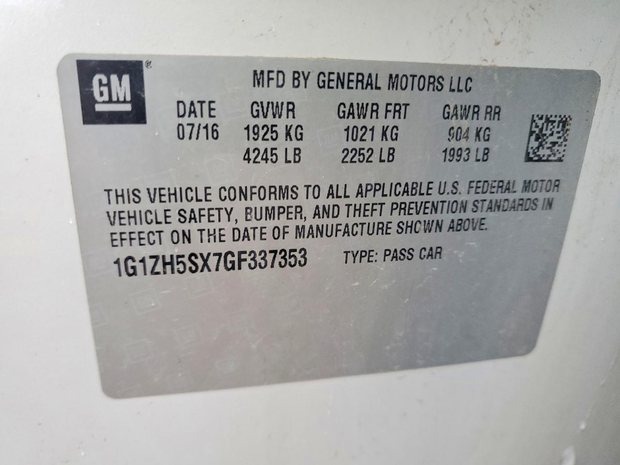 Chevrolet Malibu Premier