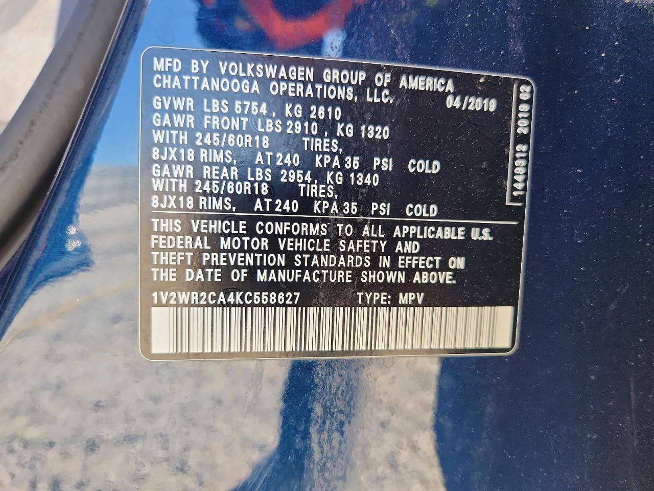 Volkswagen Atlas Se
