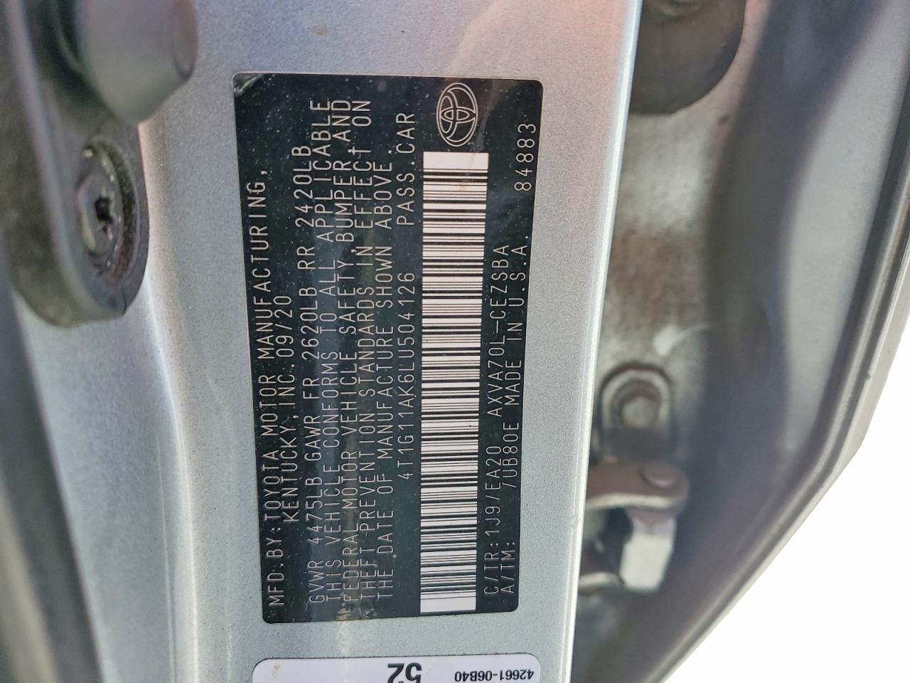 Toyota Camry Se