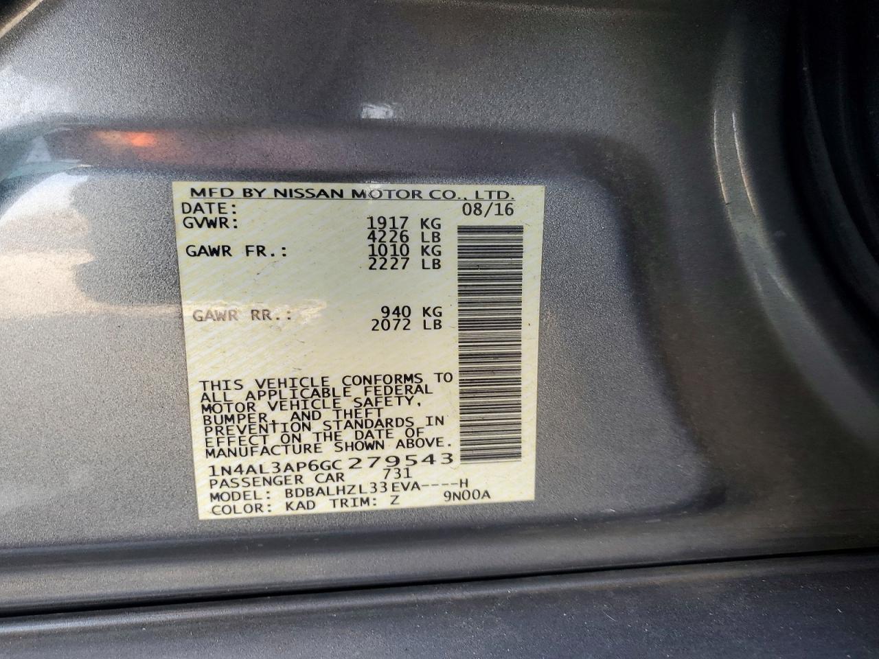 Nissan Altima 2.5 Sr