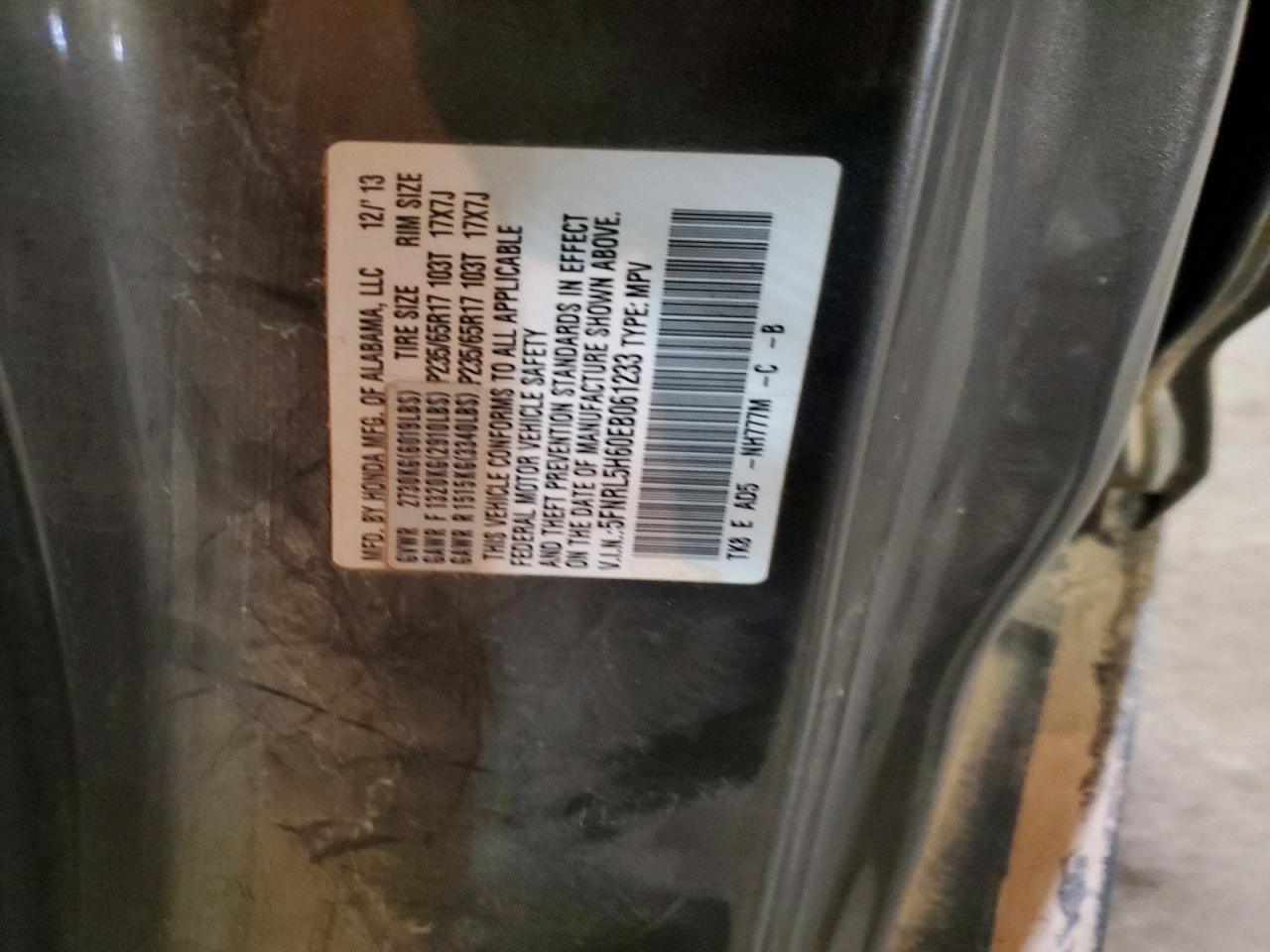 Honda Odyssey Exl
