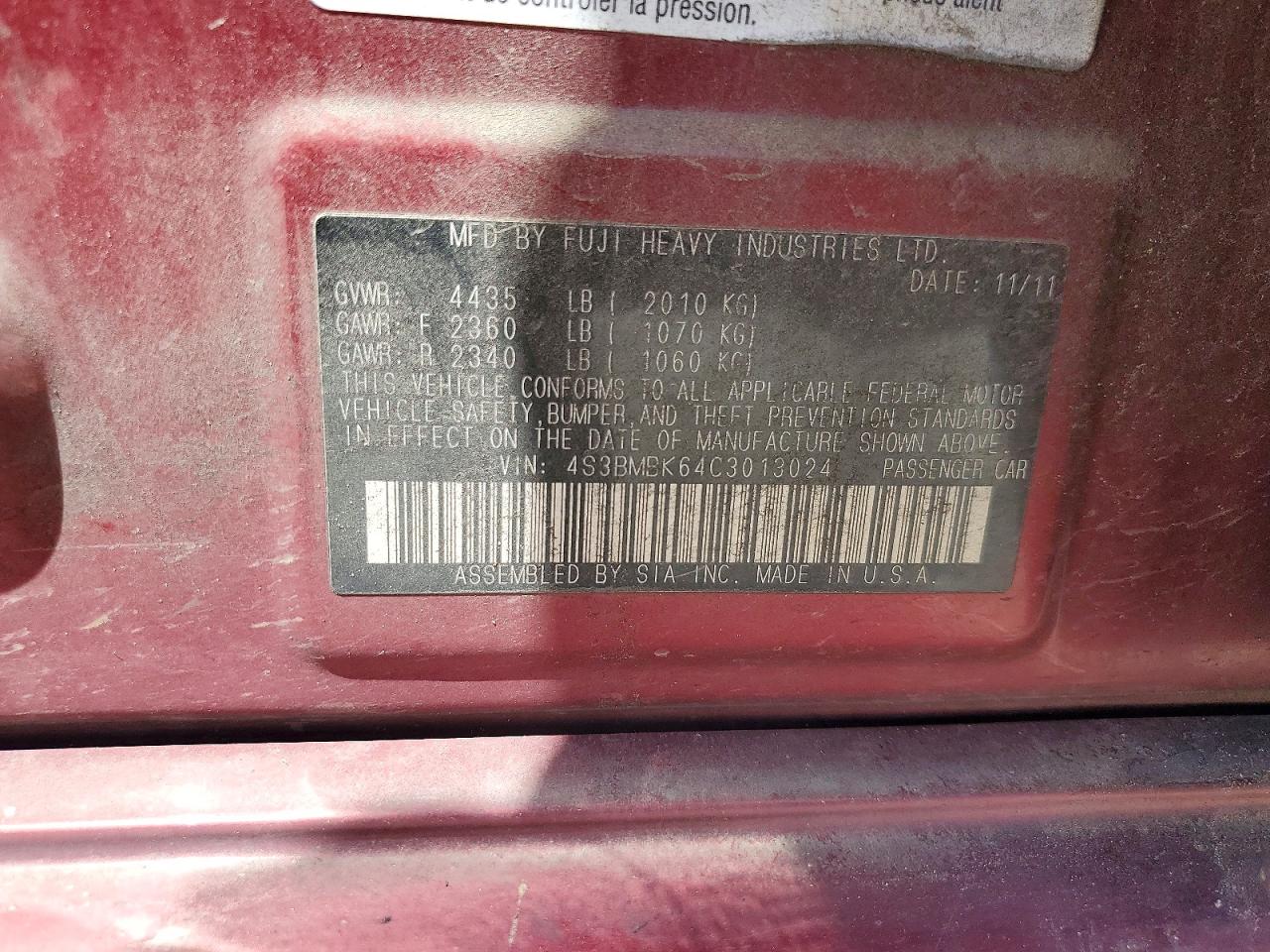 Subaru Legacy 2.5i Limited