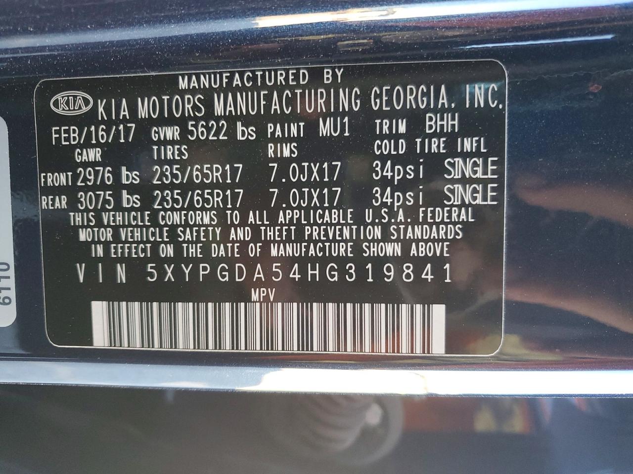 Kia Sorento Lx V6