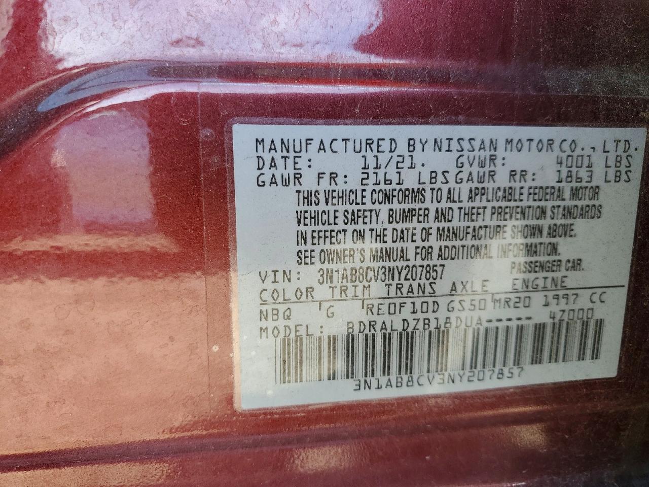 Nissan Sentra Sv