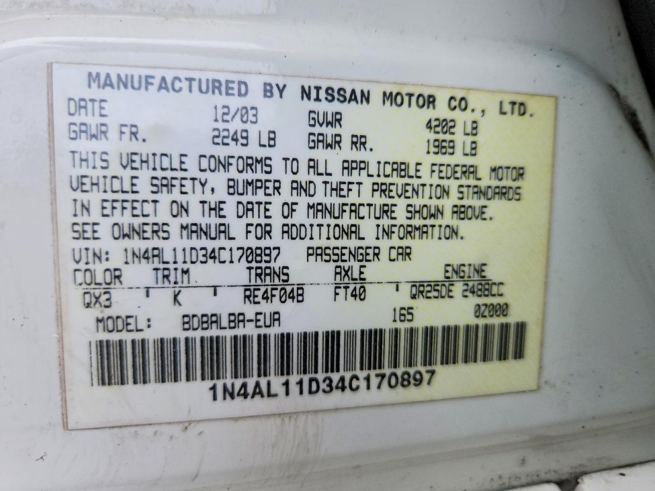 Nissan Altima 2.5