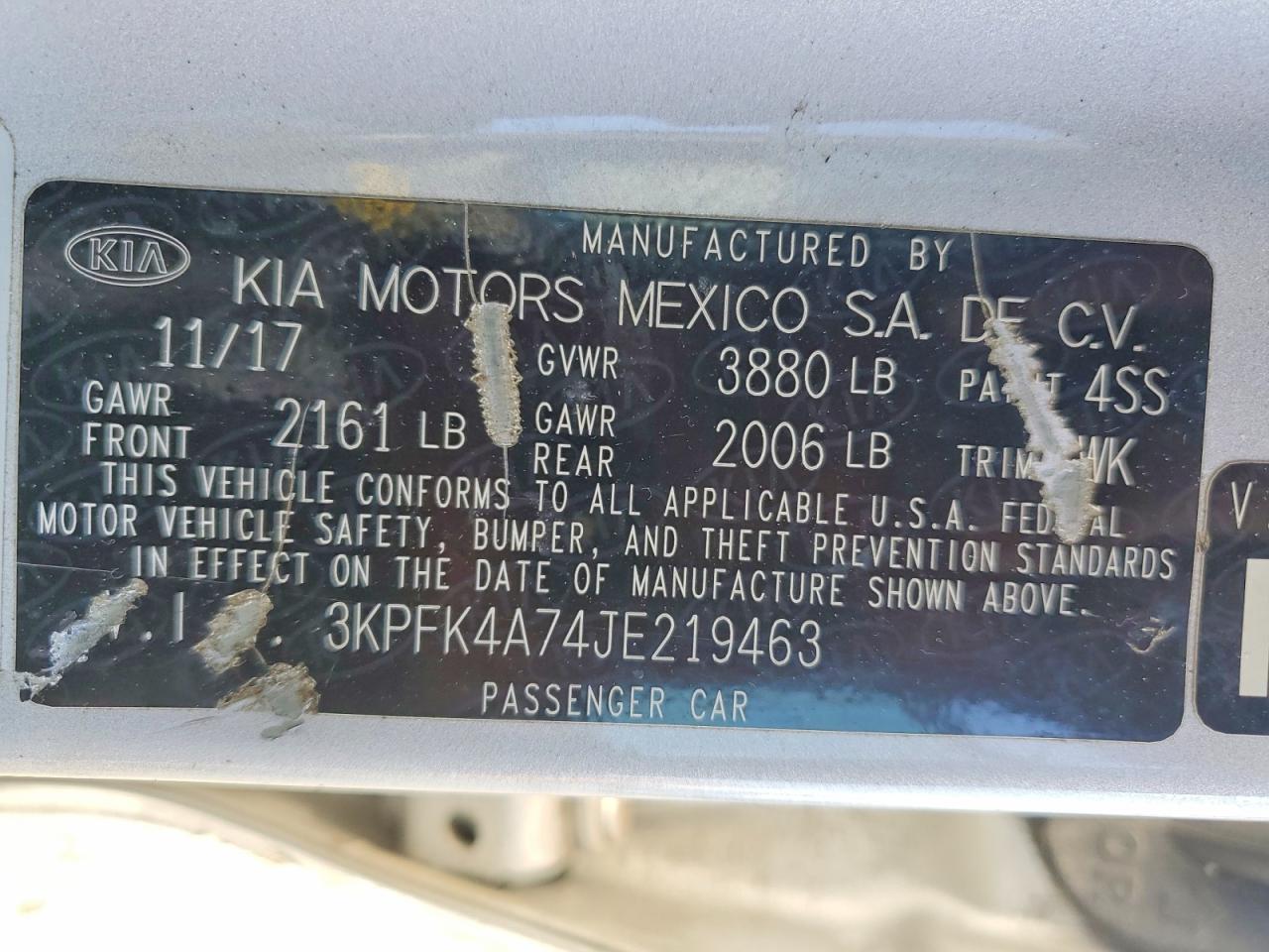 Kia Forte Lx