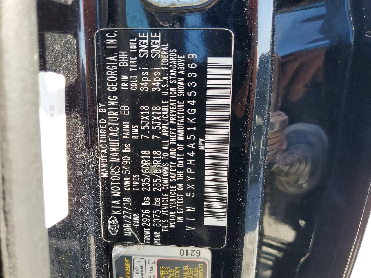 Kia Sorento Ex V6
