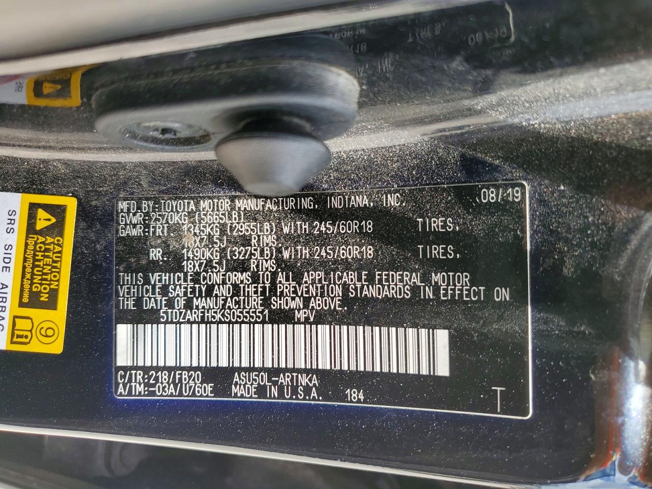 Toyota Highlander Le