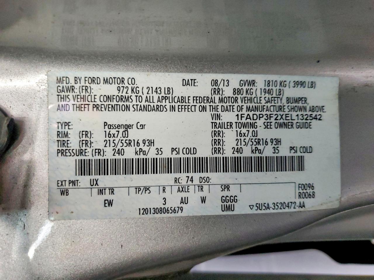 Ford Focus Se