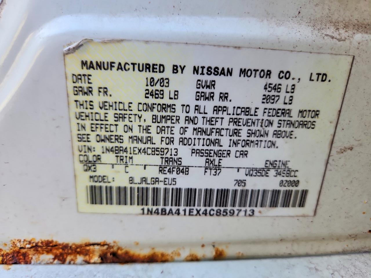 Nissan Maxima 3.5 Se