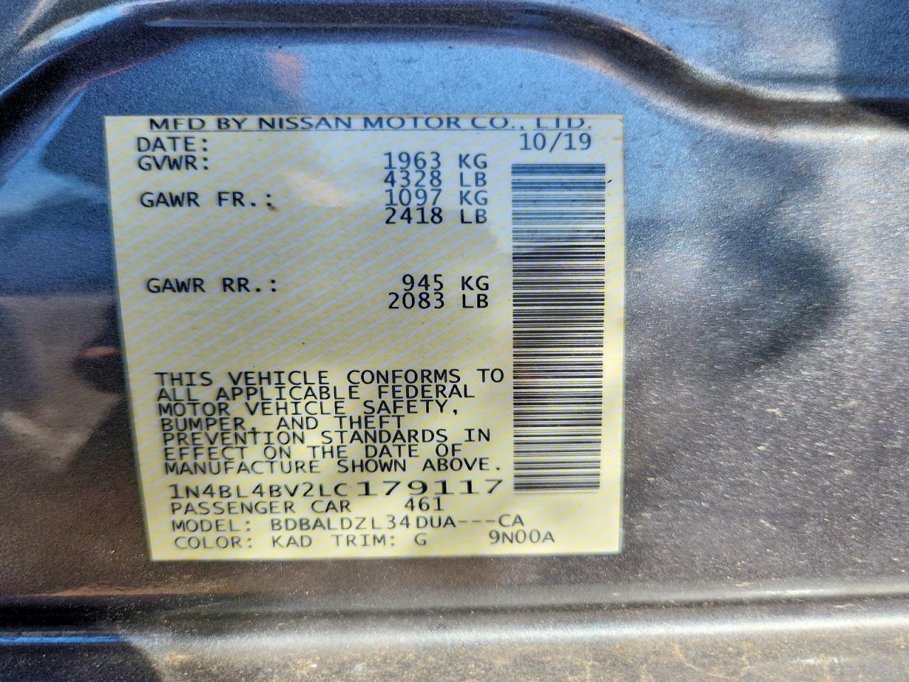Nissan Altima S