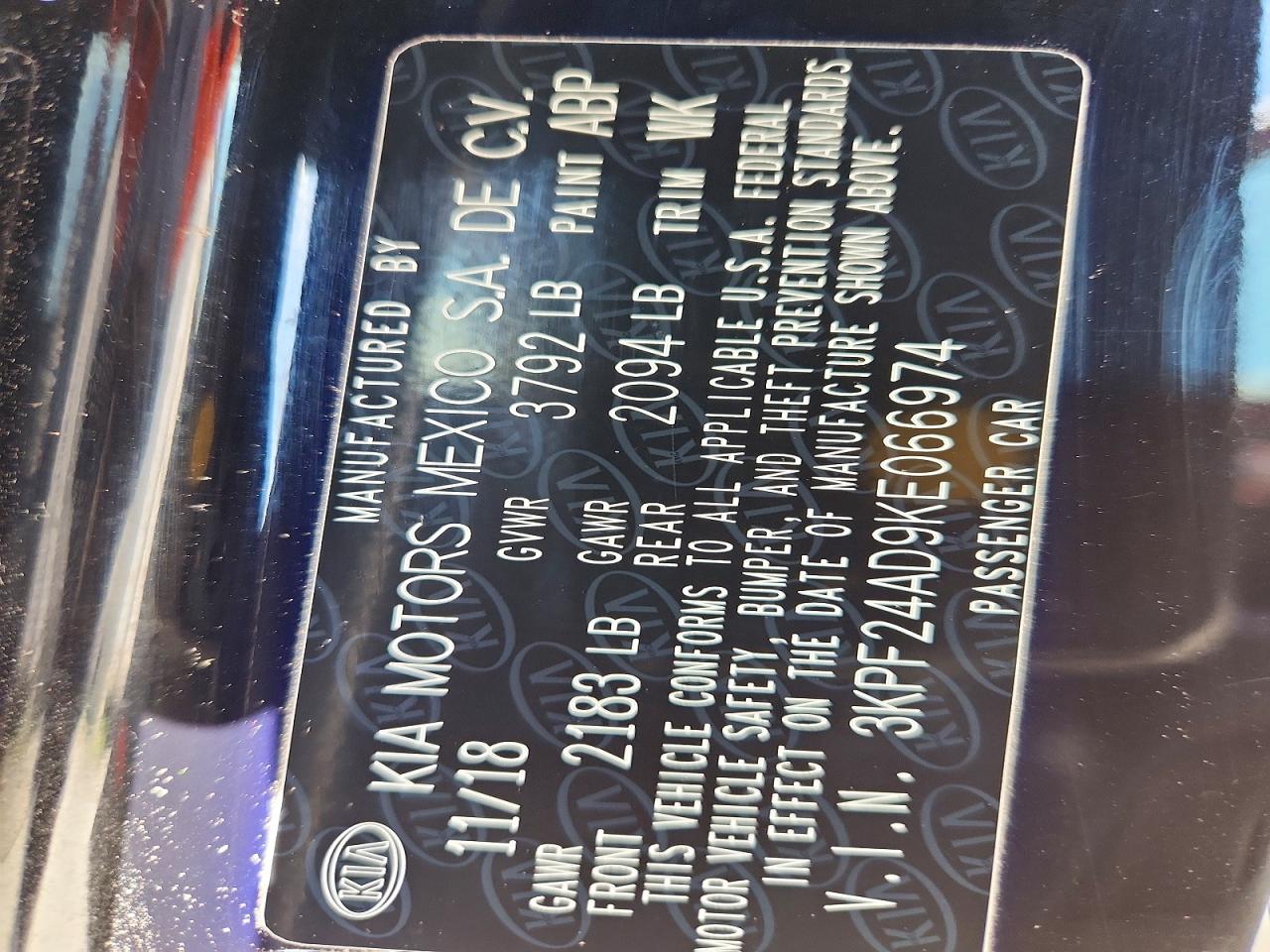 Kia Forte Lxs