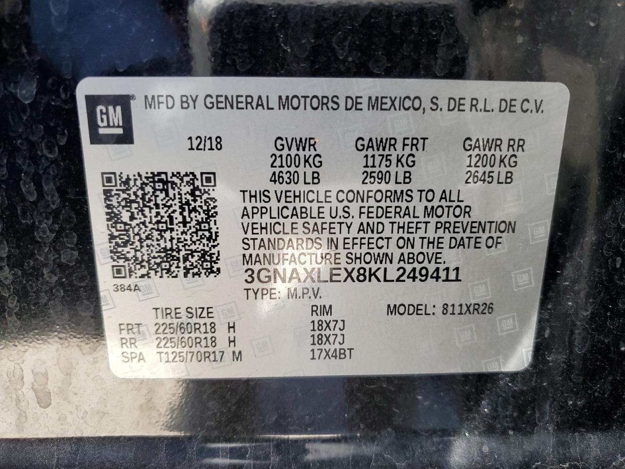 Chevrolet Equinox Lt