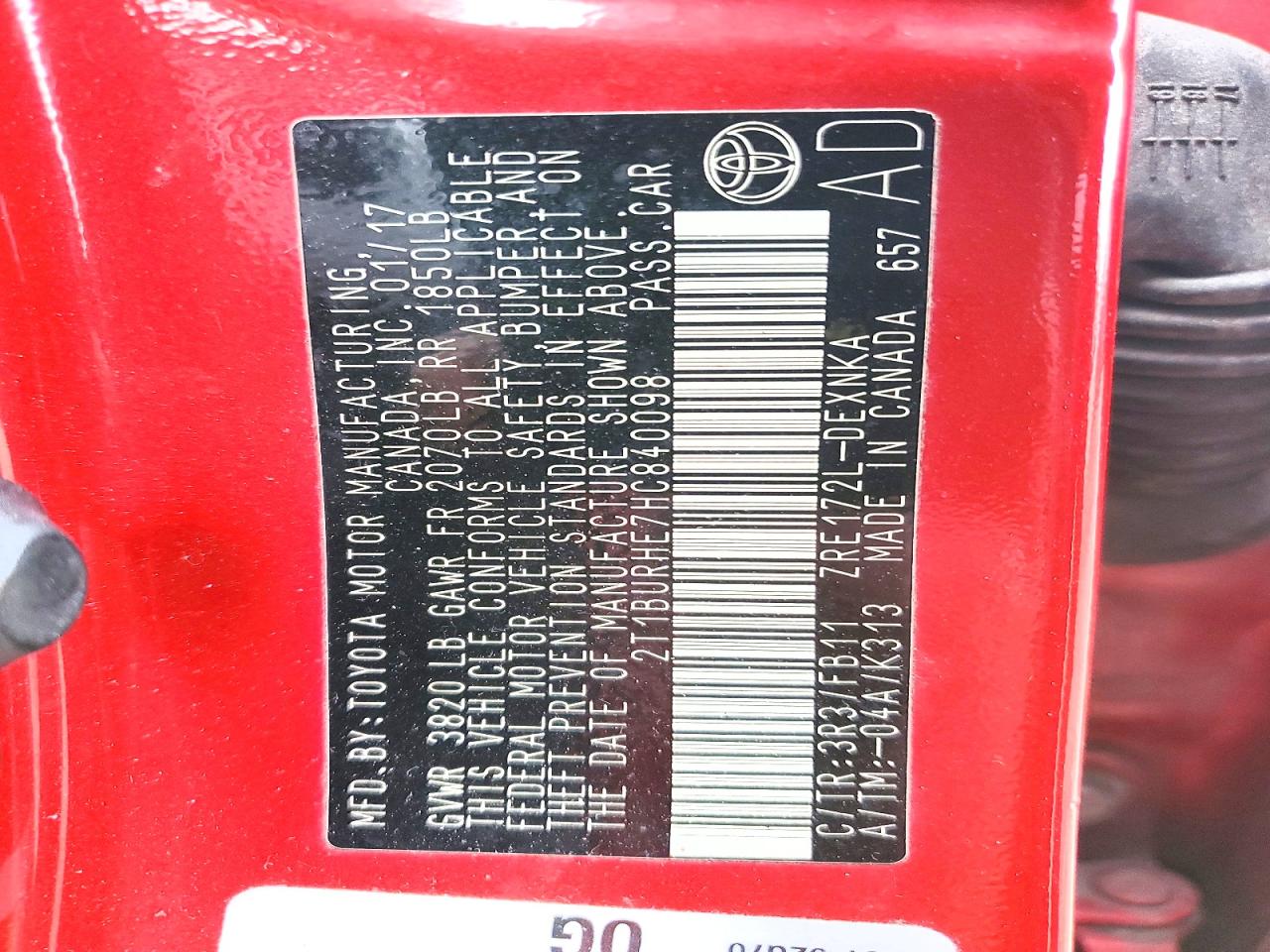 Toyota Corolla Le