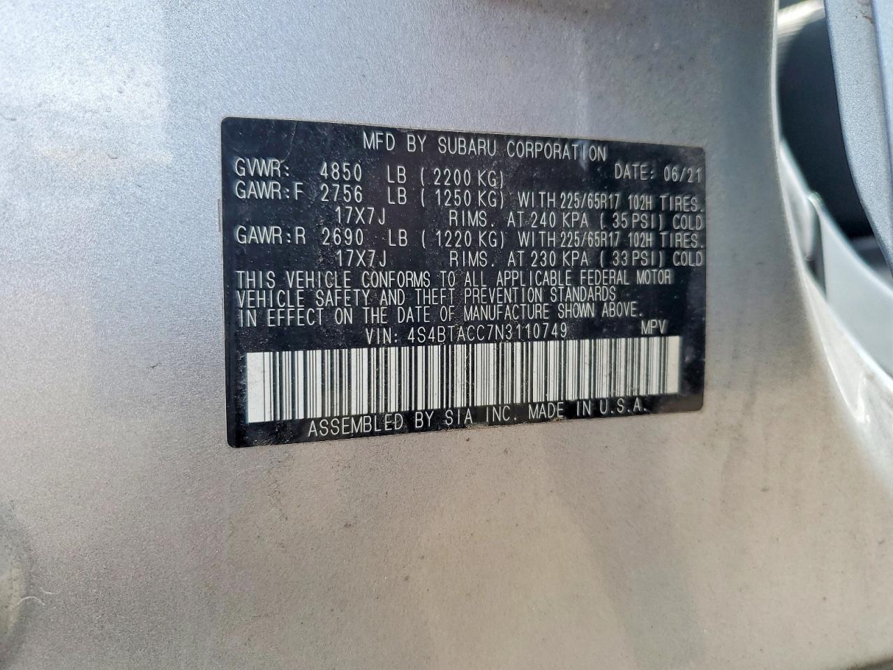 Subaru Outback Premium