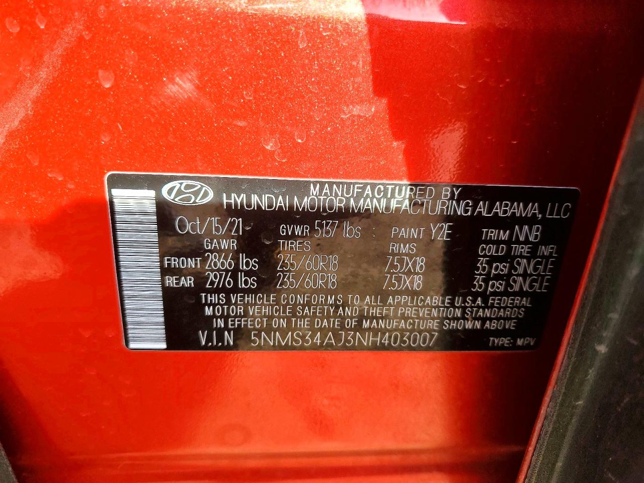 Hyundai SANTA FE Sel