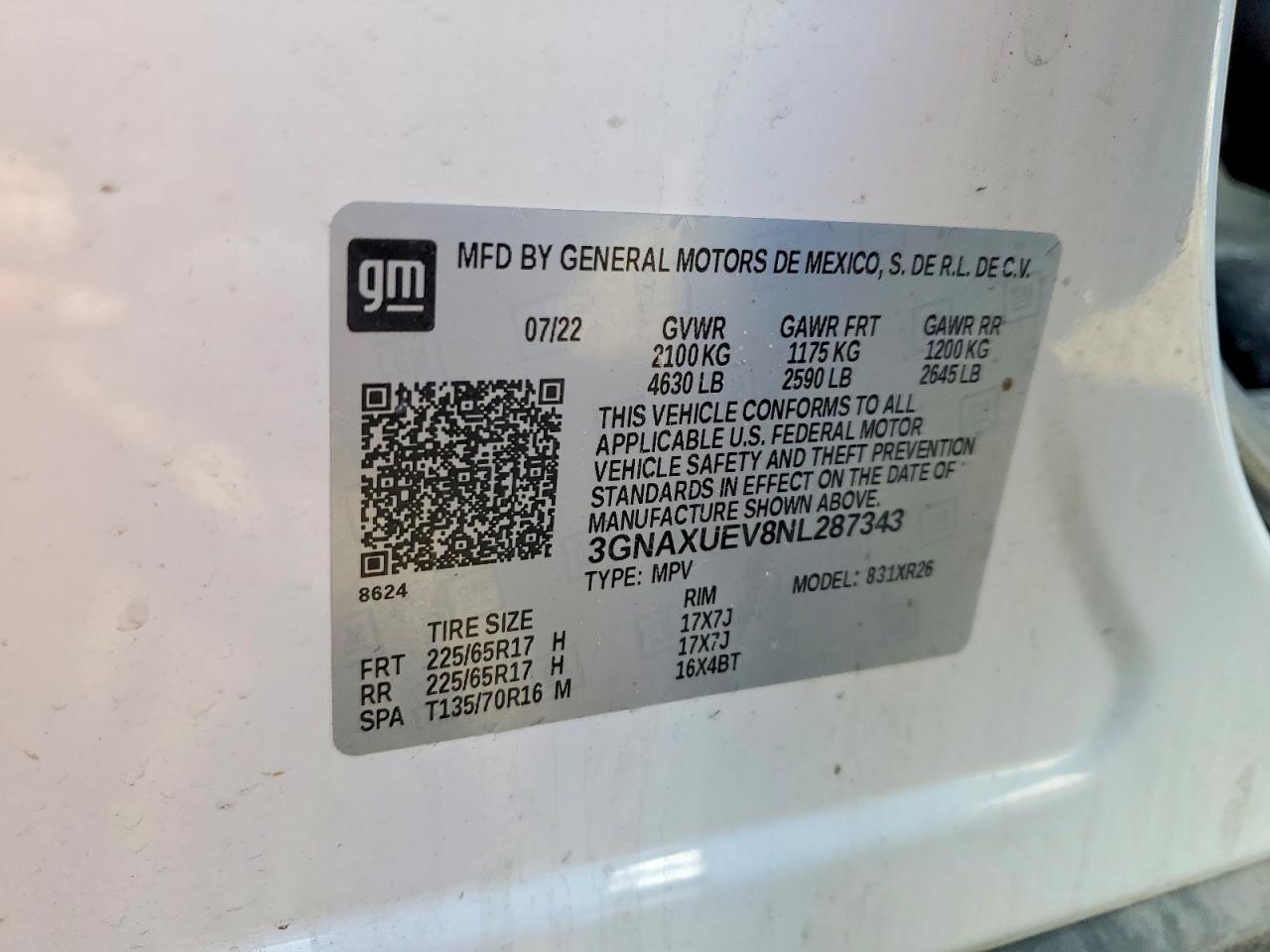 Chevrolet Equinox Lt
