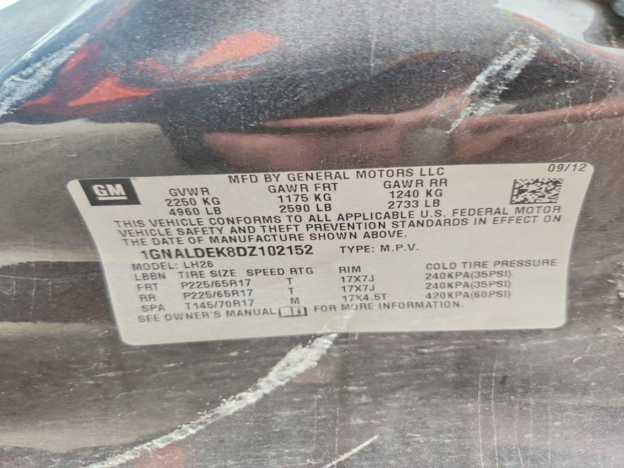 Chevrolet Equinox Lt