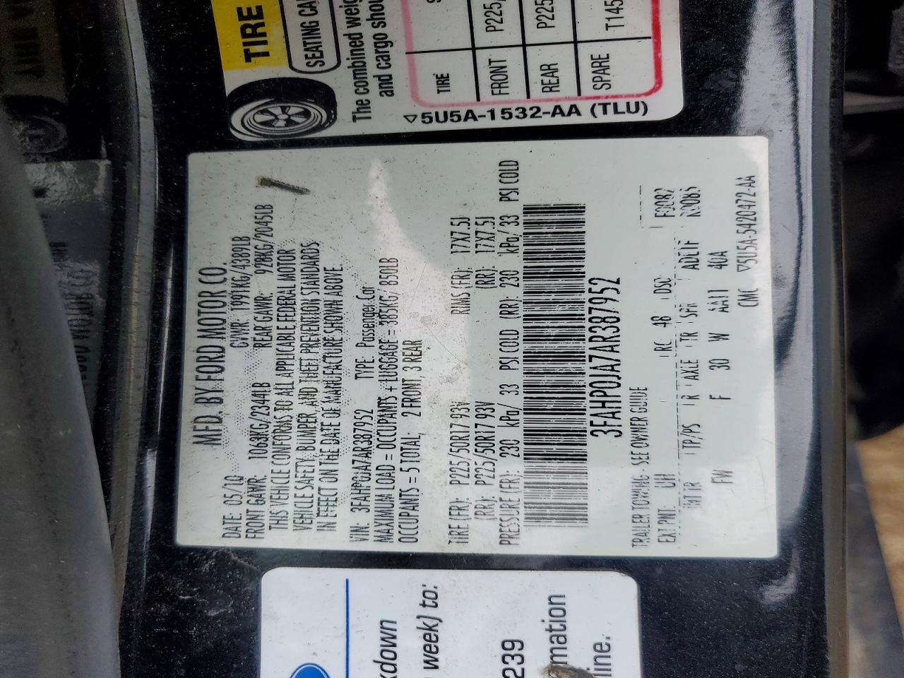 Ford Fusion Sel