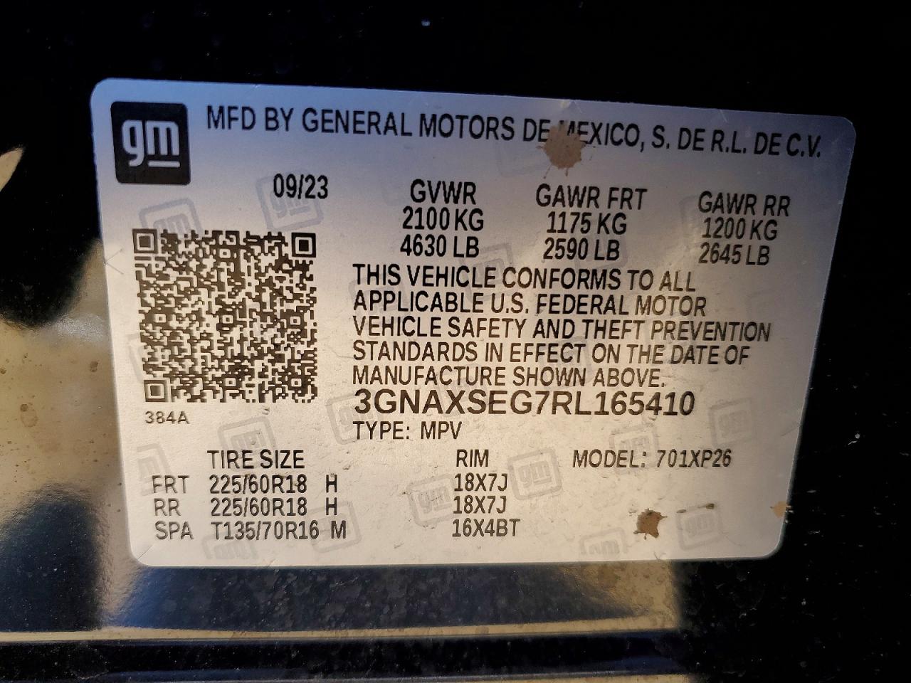 Chevrolet Equinox Ls
