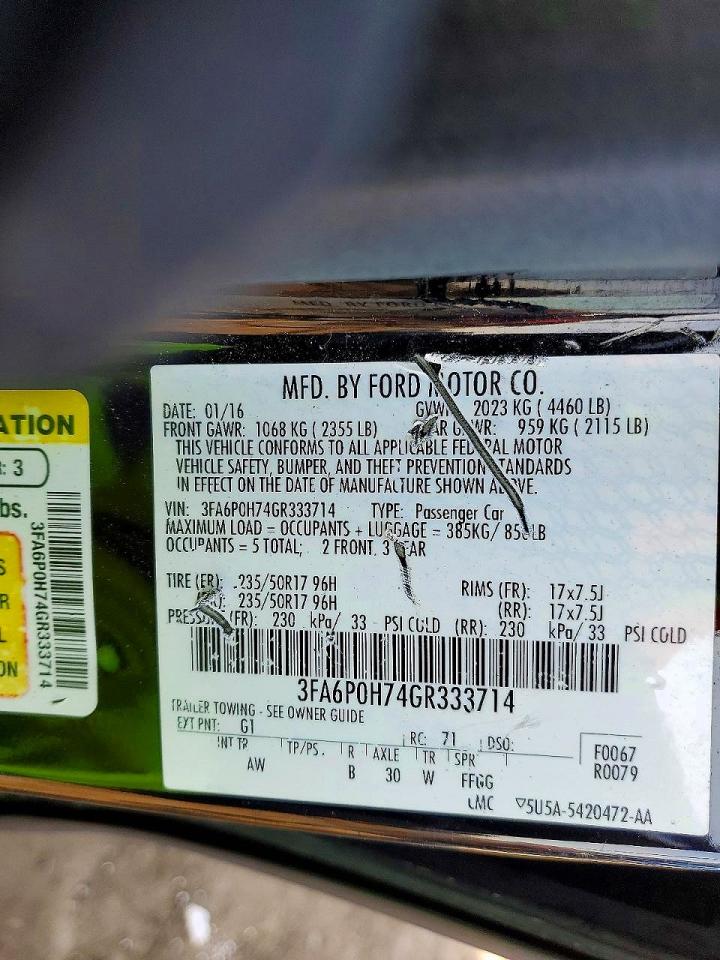 Ford Fusion Se
