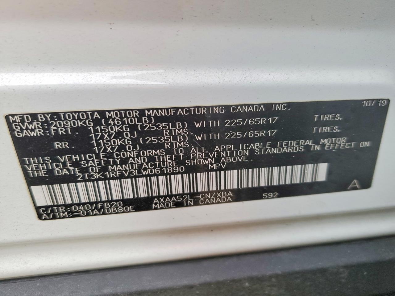 Toyota RAV4 Le