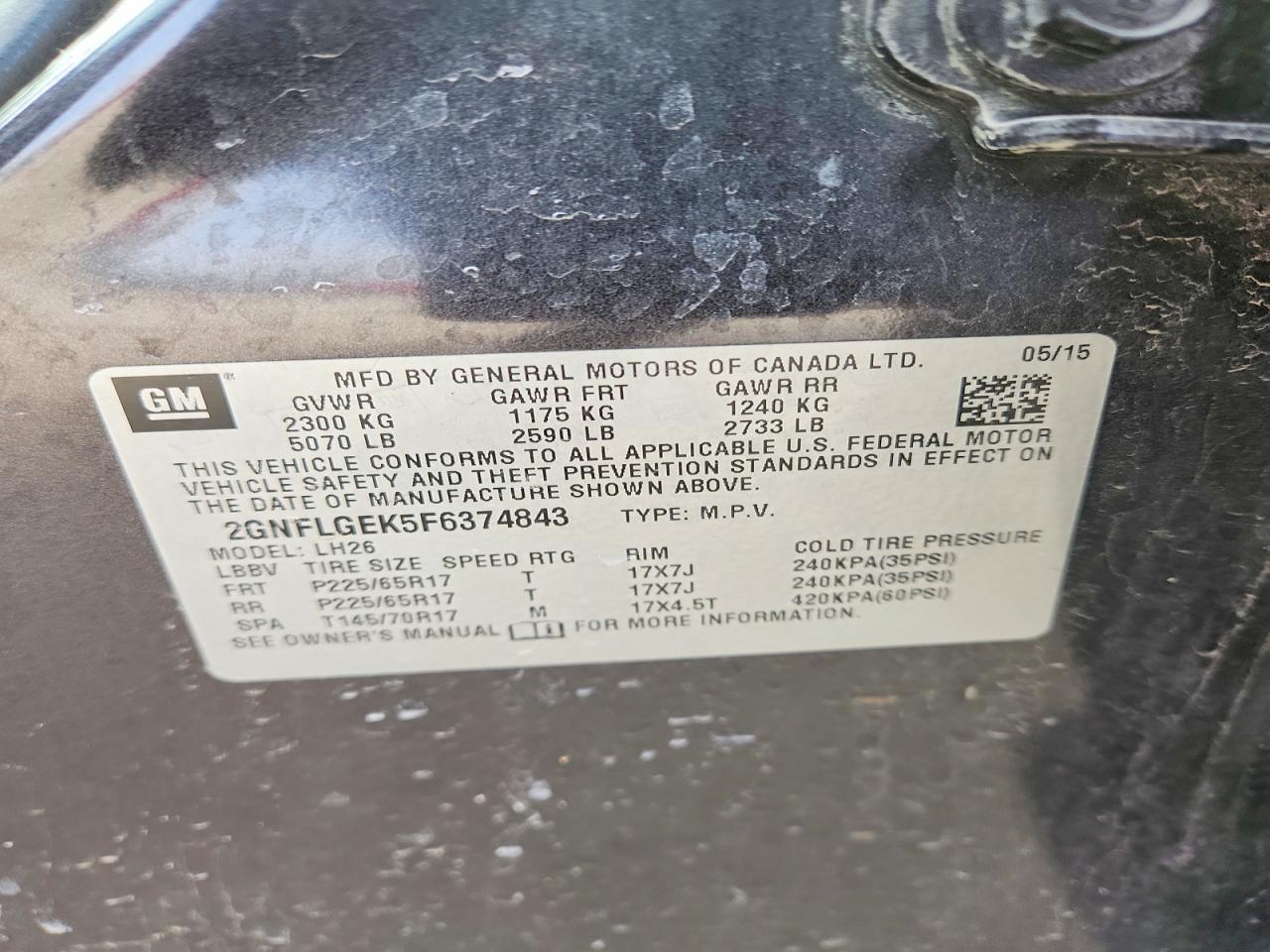 Chevrolet Equinox Lt