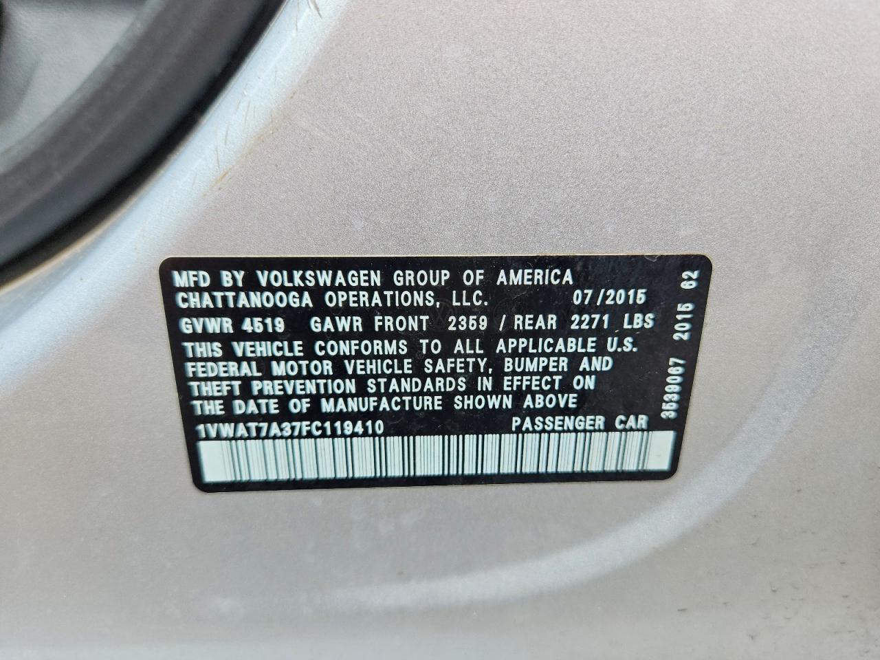 Volkswagen Passat S