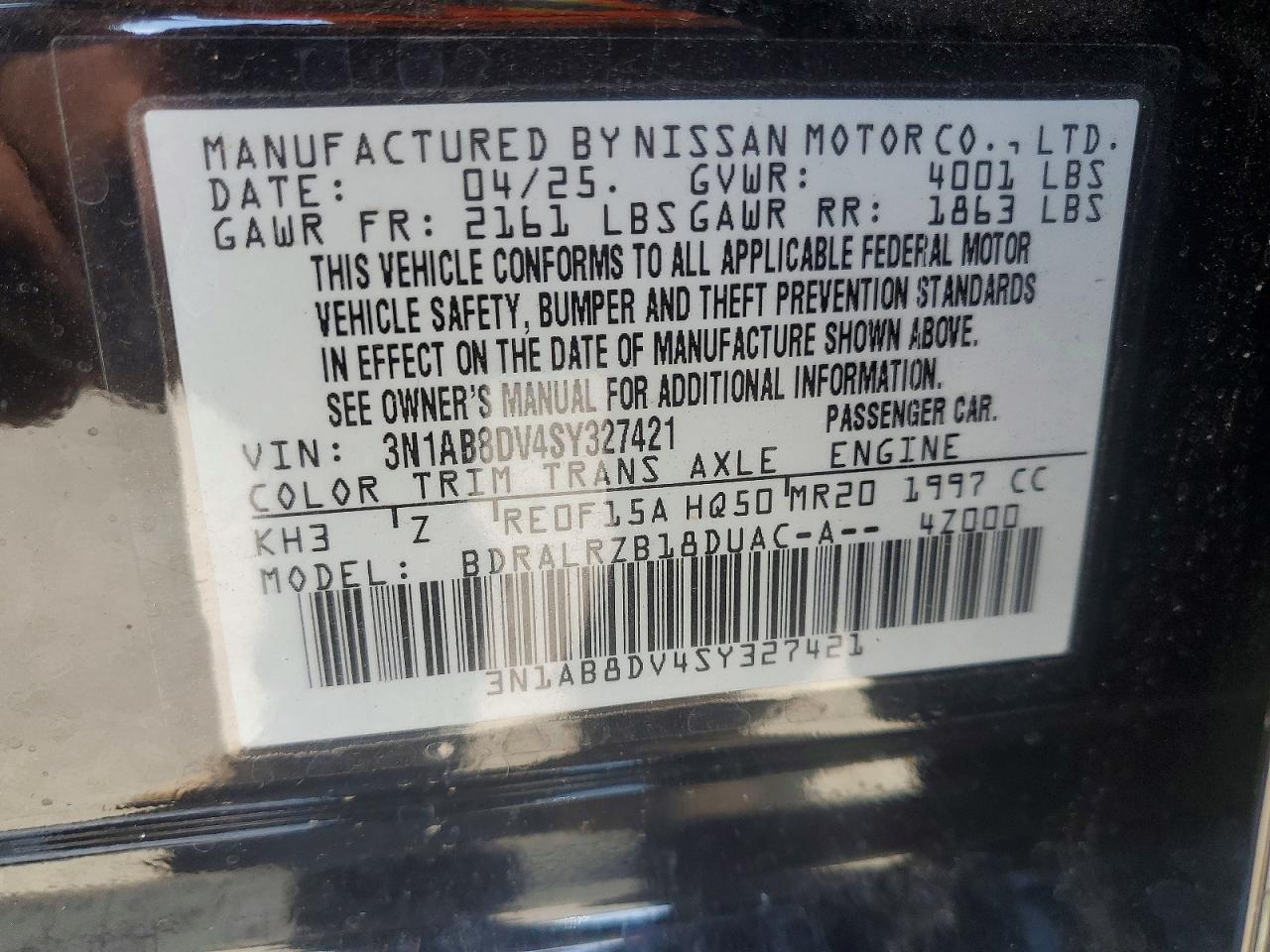 Nissan Sentra Sr